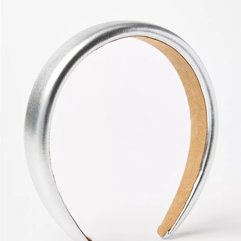 Silver Metallic Headband
